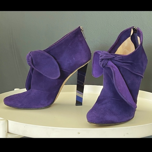 Jimmy Choo Erica Ankle Bootie Dark
Purple Suede - Picture 2 of 16